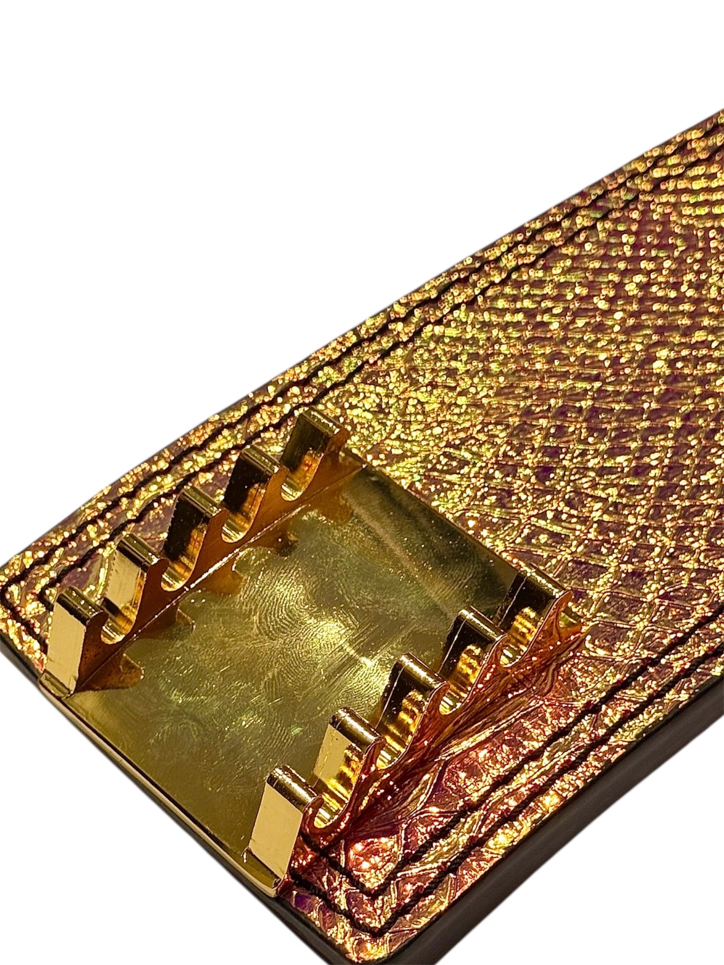 Golden Dragon Skin Lever Belt edition